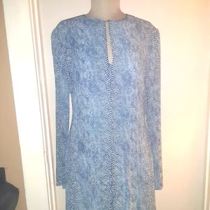 Tory Burch Blue White Dress